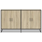 vidaXL Dulap, stejar sonoma, 134x35x76 cm, lemn prelucrat