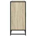 vidaXL Dulap, stejar sonoma, 134x35x76 cm, lemn prelucrat