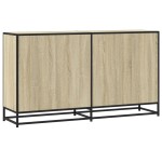 vidaXL Dulap, stejar sonoma, 134x35x76 cm, lemn prelucrat