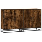 vidaXL Servantă, stejar afumat, 134x35x76 cm, lemn prelucrat vidaXL Servantă, stejar afumat, 134x35x76 cm, lemn prelucrat