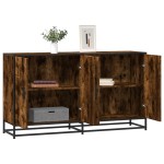vidaXL Servantă, stejar afumat, 134x35x76 cm, lemn prelucrat vidaXL Servantă, stejar afumat, 134x35x76 cm, lemn prelucrat