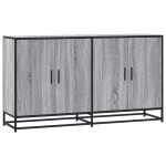 vidaXL Dulap, gri sonoma, 134x35x76 cm, lemn prelucrat