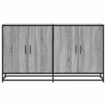 vidaXL Dulap, gri sonoma, 134x35x76 cm, lemn prelucrat