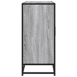 vidaXL Dulap, gri sonoma, 134x35x76 cm, lemn prelucrat