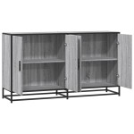 vidaXL Dulap, gri sonoma, 134x35x76 cm, lemn prelucrat