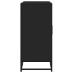 vidaXL Servantă, negru, 92x35x76 cm, lemn prelucrat vidaXL Servantă, negru, 92x35x76 cm, lemn prelucrat