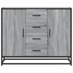 vidaXL Dulap, gri sonoma, 92x35x76 cm, lemn prelucrat