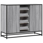 vidaXL Dulap, gri sonoma, 92x35x76 cm, lemn prelucrat