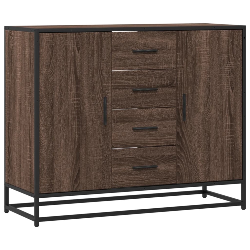 vidaXL Dulap, stejar maro, 92x35x76 cm, lemn prelucrat