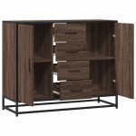vidaXL Dulap, stejar maro, 92x35x76 cm, lemn prelucrat