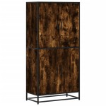 vidaXL Dulap nalt stejar fumuriu 68x35x139 cm lemn prelucrat