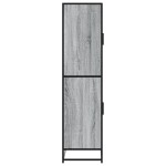 vidaXL Dulap nalt gri sonoma 68x35x139 cm lemn prelucrat