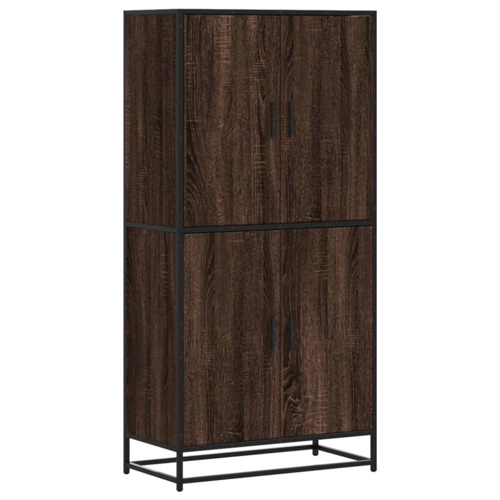 vidaXL Dulap nalt stejar maro 68x35x139 cm lemn prelucrat