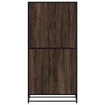 vidaXL Dulap nalt stejar maro 68x35x139 cm lemn prelucrat