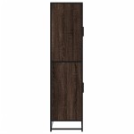 vidaXL Dulap nalt stejar maro 68x35x139 cm lemn prelucrat