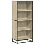 vidaXL Bibliotecă, stejar sonoma, 60x35x139 cm, lemn prelucrat vidaXL Bibliotecă, stejar sonoma, 60x35x139 cm, lemn prelucrat