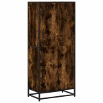 vidaXL Bibliotecă, stejar fumuriu, 60x35x139 cm, lemn prelucrat vidaXL Bibliotecă, stejar fumuriu, 60x35x139 cm, lemn prelucrat