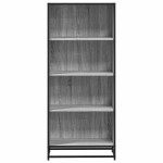 vidaXL Bibliotecă, gri sonoma, 60x35x139 cm, lemn prelucrat vidaXL Bibliotecă, gri sonoma, 60x35x139 cm, lemn prelucrat