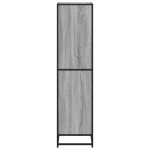 vidaXL Bibliotecă, gri sonoma, 60x35x139 cm, lemn prelucrat vidaXL Bibliotecă, gri sonoma, 60x35x139 cm, lemn prelucrat