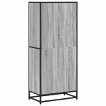 vidaXL Bibliotecă, gri sonoma, 60x35x139 cm, lemn prelucrat vidaXL Bibliotecă, gri sonoma, 60x35x139 cm, lemn prelucrat