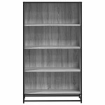 vidaXL Bibliotecă, gri sonoma, 80,5x35x139 cm, lemn prelucrat