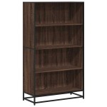 vidaXL Bibliotecă, stejar maro, 80,5x35x139 cm, lemn prelucrat vidaXL Bibliotecă, stejar maro, 80,5x35x139 cm, lemn prelucrat