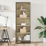 vidaXL Bibliotecă, stejar sonoma, 60x35x170,5 cm, lemn prelucrat vidaXL Bibliotecă, stejar sonoma, 60x35x170,5 cm, lemn prelucrat