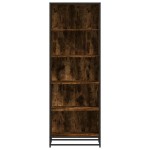 vidaXL Bibliotecă, stejar fumuriu, 60x35x170,5 cm, lemn prelucrat vidaXL Bibliotecă, stejar fumuriu, 60x35x170,5 cm, lemn prelucrat