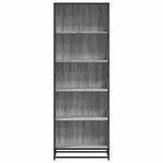 vidaXL Bibliotecă, gri sonoma, 60x35x170,5 cm, lemn prelucrat vidaXL Bibliotecă, gri sonoma, 60x35x170,5 cm, lemn prelucrat
