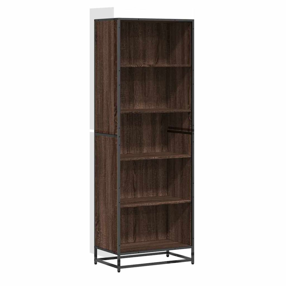vidaXL Bibliotecă, stejar maro, 60x35x170,5 cm, lemn prelucrat