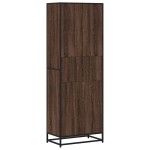 vidaXL Bibliotecă, stejar maro, 60x35x170,5 cm, lemn prelucrat vidaXL Bibliotecă, stejar maro, 60x35x170,5 cm, lemn prelucrat