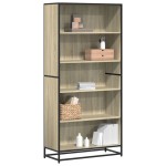 vidaXL Bibliotecă, stejar sonoma, 80,5x35x170,5 cm, lemn prelucrat vidaXL Bibliotecă, stejar sonoma, 80,5x35x170,5 cm, lemn prelucrat