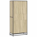 vidaXL Bibliotecă, stejar sonoma, 80,5x35x170,5 cm, lemn prelucrat vidaXL Bibliotecă, stejar sonoma, 80,5x35x170,5 cm, lemn prelucrat