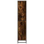 vidaXL Bibliotecă, stejar afumat, 80,5x35x170,5 cm, lemn prelucrat vidaXL Bibliotecă, stejar afumat, 80,5x35x170,5 cm, lemn prelucrat