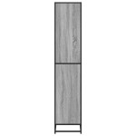 vidaXL Bibliotecă, gri sonoma, 80,5x35x170,5 cm, lemn prelucrat vidaXL Bibliotecă, gri sonoma, 80,5x35x170,5 cm, lemn prelucrat