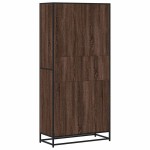 vidaXL Bibliotecă, stejar maro, 80,5x35x170,5 cm, lemn prelucrat vidaXL Bibliotecă, stejar maro, 80,5x35x170,5 cm, lemn prelucrat