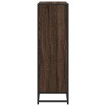 vidaXL Bibliotecă, stejar maro, 97,5x33x107,5 cm, lemn prelucrat/metal vidaXL Bibliotecă, stejar maro, 97,5x33x107,5 cm, lemn prelucrat/metal