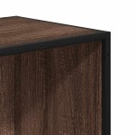 vidaXL Bibliotecă, stejar maro, 97,5x33x107,5 cm, lemn prelucrat/metal vidaXL Bibliotecă, stejar maro, 97,5x33x107,5 cm, lemn prelucrat/metal