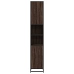 vidaXL Dulap baie, stejar maro, 35x37,5x188,5 cm, lemn prelucrat/metal vidaXL Dulap baie, stejar maro, 35x37,5x188,5 cm, lemn prelucrat/metal