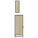 vidaXL Set mobilier de baie, 3 piese, stejar sonoma, lemn prelucrat vidaXL Set mobilier de baie, 3 piese, stejar sonoma, lemn prelucrat