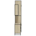 vidaXL Set mobilier de baie, 3 piese, stejar sonoma, lemn prelucrat vidaXL Set mobilier de baie, 3 piese, stejar sonoma, lemn prelucrat