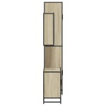 vidaXL Set mobilier de baie, 3 piese, stejar sonoma, lemn prelucrat vidaXL Set mobilier de baie, 3 piese, stejar sonoma, lemn prelucrat