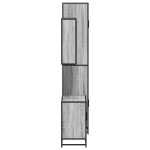 vidaXL Set mobilier de baie, 3 piese, gri sonoma, lemn prelucrat vidaXL Set mobilier de baie, 3 piese, gri sonoma, lemn prelucrat