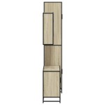 vidaXL Set mobilier de baie, 3 piese, stejar sonoma, lemn prelucrat vidaXL Set mobilier de baie, 3 piese, stejar sonoma, lemn prelucrat