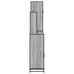 vidaXL Set de mobilier de baie 4 piese Lemn stratificat gri Sonoma vidaXL Set de mobilier de baie 4 piese Lemn stratificat gri Sonoma