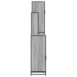 vidaXL Set de mobilier de baie 4 piese Lemn stratificat gri Sonoma vidaXL Set de mobilier de baie 4 piese Lemn stratificat gri Sonoma