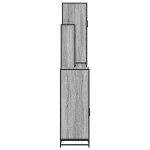 vidaXL Set de mobilier de baie 4 piese Lemn stratificat gri Sonoma vidaXL Set de mobilier de baie 4 piese Lemn stratificat gri Sonoma