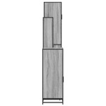 vidaXL Set de mobilier de baie 4 piese Lemn stratificat gri Sonoma vidaXL Set de mobilier de baie 4 piese Lemn stratificat gri Sonoma