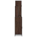 vidaXL Set de mobilier de baie din 4 piese din lemn de stejar maro vidaXL Set de mobilier de baie din 4 piese din lemn de stejar maro