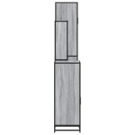 vidaXL Set de mobilier de baie 4 piese Lemn stratificat gri Sonoma vidaXL Set de mobilier de baie 4 piese Lemn stratificat gri Sonoma